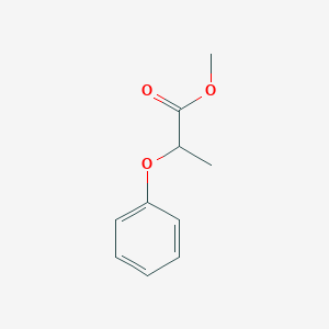 molecular formula C10H12O3 B030997 甲基2-苯氧基丙酸酯 CAS No. 2065-24-9