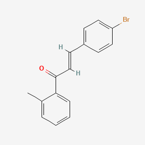 (2E)-3-(4-Bromophenyl)-1-(2-methylphenyl)prop-2-en-1-one