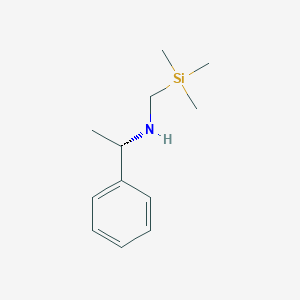 (S)-1-Phenyl-N-((trimethylsilyl)methyl)ethanamine