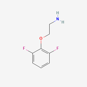 molecular formula C8H9F2NO B3100471 2-(2,6-difluorophenoxy)ethan-1-amine CAS No. 13697-90-0