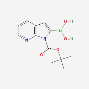 [1-(Tert-butoxycarbonyl)-1H-pyrrolo[2,3-B]pyridin-2-YL]boronic acid