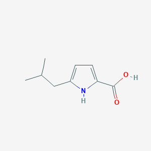 5-(2-methylpropyl)-1H-pyrrole-2-carboxylic acid