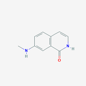 molecular formula C10H10N2O B3100717 7-(Methylamino)isoquinolin-1-ol CAS No. 1374651-52-1