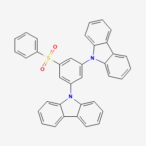 molecular formula C36H24N2O2S B3100758 mCPSOB CAS No. 1374770-41-8
