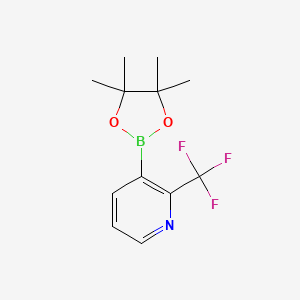 3-(4,4,5,5-Tetramethyl-1,3,2-dioxaborolan-2-yl)-2-(trifluoromethyl)pyridine