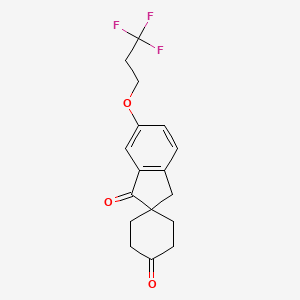 6'-(3,3,3-Trifluoropropoxy)spiro[cyclohexane-1,2'-indene]-1',4(3'H)-dione