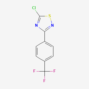 5-Chloro-3-[4-(trifluoromethyl)phenyl]-1,2,4-thiadiazole