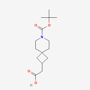 2-(7-(tert-Butoxycarbonyl)-7-azaspiro[3.5]nonan-2-yl)acetic acid