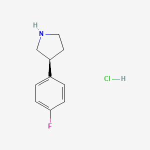 (s)-3-(4-Fluorophenyl)pyrrolidine hydrochloride