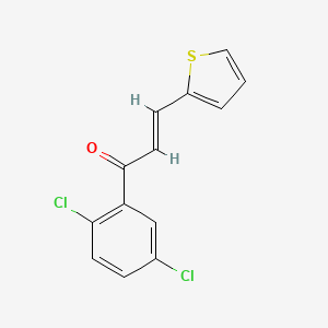 (2E)-1-(2,5-Dichlorophenyl)-3-(thiophen-2-yl)prop-2-en-1-one