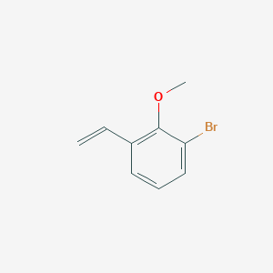 molecular formula C9H9BrO B3101140 1-Bromo-3-ethenyl-2-methoxybenzene CAS No. 138505-19-8