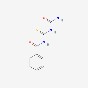 1-Methyl-4-{[({[(methylamino)carbonyl]amino}carbothioyl)amino]carbonyl}benzene