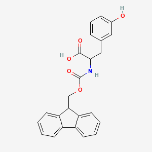 molecular formula C24H21NO5 B3101207 N-Fmoc-3-hydroxy-DL-phenylalanine CAS No. 138775-49-2