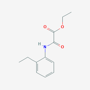 molecular formula C12H15NO3 B3101880 Ethyl (2-ethylanilino)(oxo)acetate CAS No. 140391-41-9