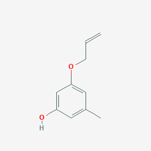 molecular formula C10H12O2 B3101968 3-(Allyloxy)-5-methylphenol CAS No. 1407487-25-5