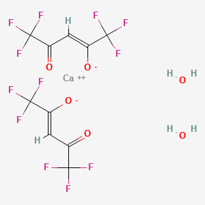 molecular formula C10H6CaF12O6 B3102217 Calcium hexafluoroacetylacetonate dihydrate CAS No. 141572-90-9