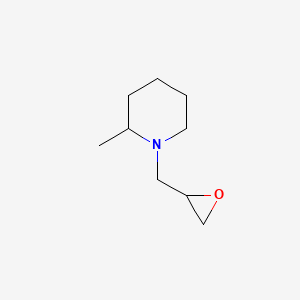 2-Methyl-1-(oxiran-2-ylmethyl)piperidine