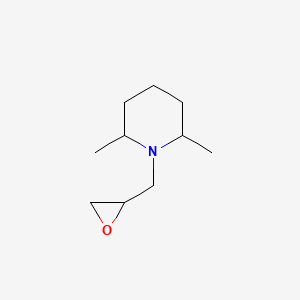 2,6-Dimethyl-1-(oxiran-2-ylmethyl)piperidine