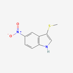 3-(Methylthio)-5-nitro-1H-indole