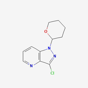 3-Chloro-1-(tetrahydro-2H-pyran-2-yl)-1H-pyrazolo[4,3-b]pyridine