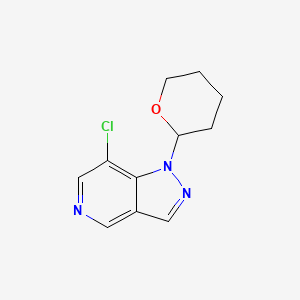 7-Chloro-1-(tetrahydro-2H-pyran-2-yl)-1H-pyrazolo[4,3-c]pyridine