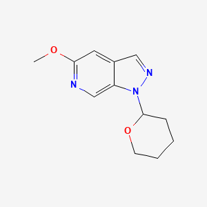 5-Methoxy-1-(tetrahydro-2H-pyran-2-yl)-1H-pyrazolo[3,4-c]pyridine