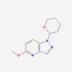 5-Methoxy-1-(tetrahydro-2H-pyran-2-yl)-1H-pyrazolo[4,3-b]pyridine