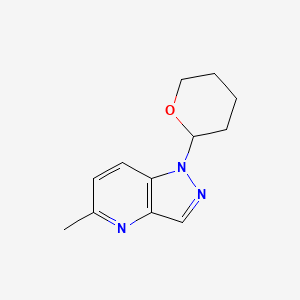 5-Methyl-1-(tetrahydro-2H-pyran-2-yl)-1H-pyrazolo[4,3-b]pyridine