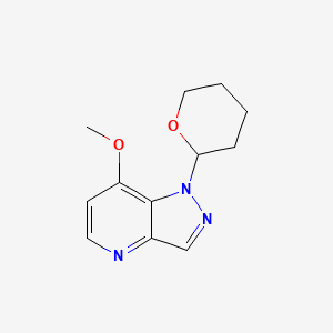 7-Methoxy-1-(tetrahydro-2H-pyran-2-yl)-1H-pyrazolo[4,3-b]pyridine