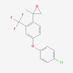 2-(4-(4-Chlorophenoxy)-2-(trifluoromethyl)phenyl)-2-methyloxirane