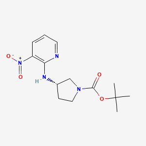 (S)-tert-Butyl 3-((3-nitropyridin-2-yl)amino)pyrrolidine-1-carboxylate