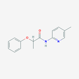 molecular formula C15H16N2O2 B310246 N-(5-methylpyridin-2-yl)-2-phenoxypropanamide 