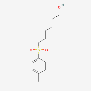 molecular formula C13H20O3S B3102575 1-Hexanol, 6-[(4-methylphenyl)sulfonyl]- CAS No. 142004-72-6