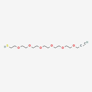 molecular formula C15H28O6S B3102699 Propargyl-PEG6-SH CAS No. 1422540-91-7