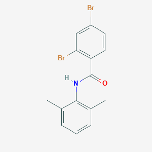 molecular formula C15H13Br2NO B310276 2,4-dibromo-N-(2,6-dimethylphenyl)benzamide 