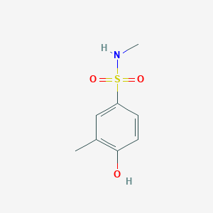 molecular formula C8H11NO3S B3102949 4-Hydroxy-3,N-dimethyl-benzenesulfonamide CAS No. 1429034-25-2