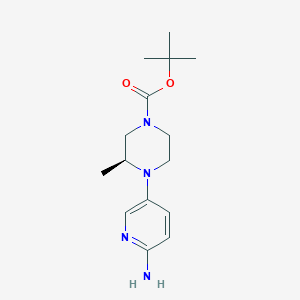 (S)-NH2-Pyridine-piperazine(Me)-Boc