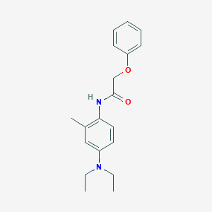 molecular formula C19H24N2O2 B310320 N-[4-(diethylamino)-2-methylphenyl]-2-phenoxyacetamide 