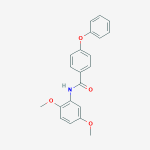 molecular formula C21H19NO4 B310349 N-(2,5-dimethoxyphenyl)-4-phenoxybenzamide 