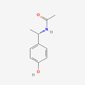 molecular formula C10H13NO2 B3103553 (S)-N-(1-(4-Hydroxyphenyl)ethyl)acetamide CAS No. 1443670-29-8