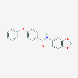 molecular formula C20H15NO4 B310361 N-(1,3-benzodioxol-5-yl)-4-phenoxybenzamide 