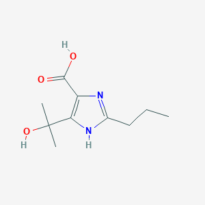 B3103645 4-(2-Hydroxypropan-2-yl)-2-propyl-1h-imidazole-5-carboxylic acid CAS No. 144690-04-0