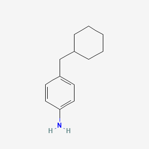 molecular formula C13H19N B3103812 4-(cyclohexylmethyl)aniline CAS No. 145071-73-4