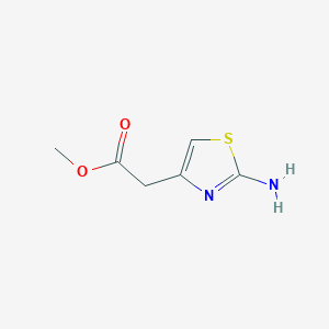 molecular formula C6H8N2O2S B031039 Methyl 2-(2-aminothiazol-4-yl)acetate CAS No. 64987-16-2