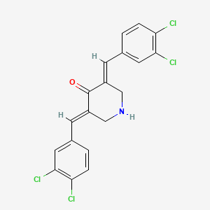 molecular formula C19H13Cl4NO B3104066 (E,E)-RAMB4 