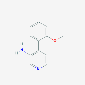 molecular formula C12H12N2O B3104117 4-(2-Methoxyphenyl)pyridin-3-amine CAS No. 146141-01-7