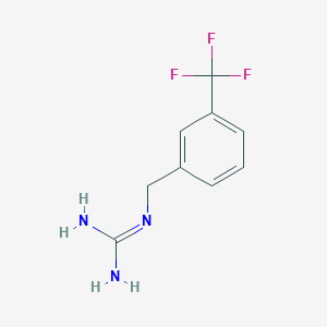 molecular formula C9H10F3N3 B3104162 1-[3-(Trifluoromethyl)benzyl]guanidine CAS No. 14629-14-2
