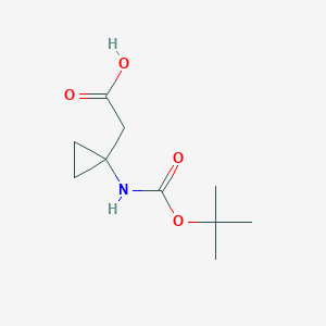 2-(1-((tert-Butoxycarbonyl)amino)cyclopropyl)acetic acid