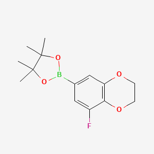 5-Fluoro-7-(4,4,5,5-tetramethyl-[1,3,2]dioxaborolan-2-yl)-2,3-dihydrobenzo[1,4]dioxine