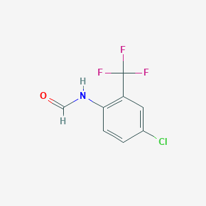 N-[4-chloro-2-(trifluoromethyl)phenyl]formamide